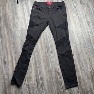 Royal Bones by Daang Women's Size 7 Black Jeans Skinny Y2K  Goth